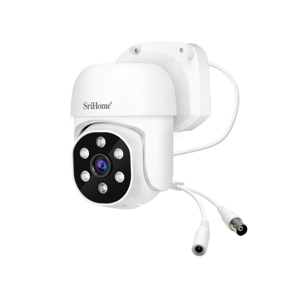 Hot Sale 2024 SriHome Security Camera System IP Camera Kit 4 CH 1080P Mobile Phone Cctv Home Camera Recorder Surveillance System