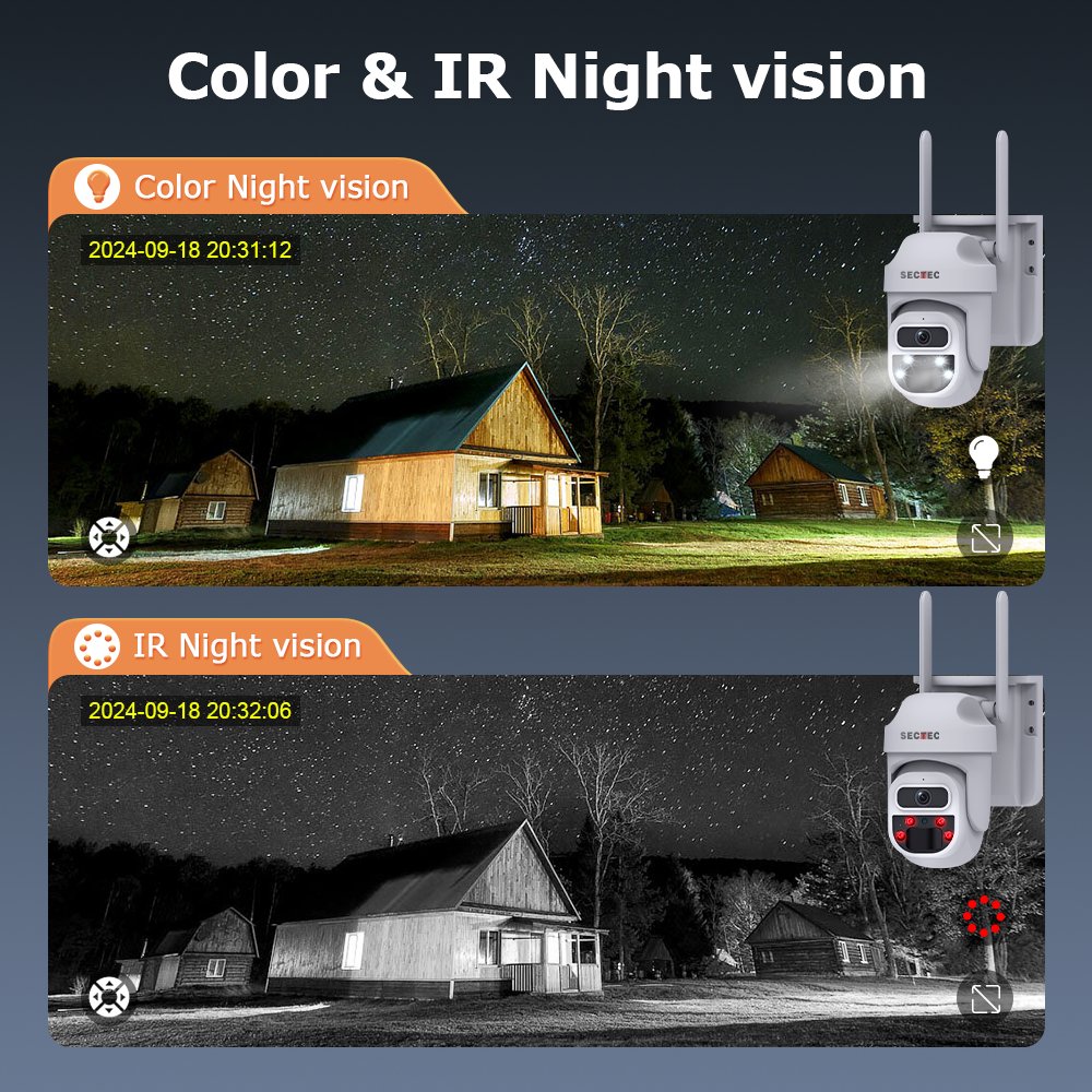 Mini HD Ptz Wireless Wifi Solar Camera Outdoor Waterproof Rotation Surveillance Camera 5W 7800mAh Human Detection CCTV system