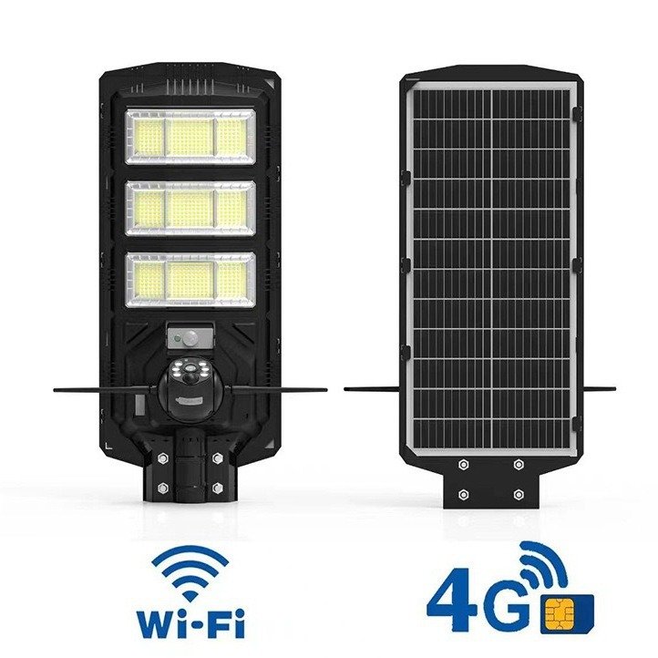 Solar street light surveillance camera waterproof ball machine WiFi low power consumption ball machine outdoor solar