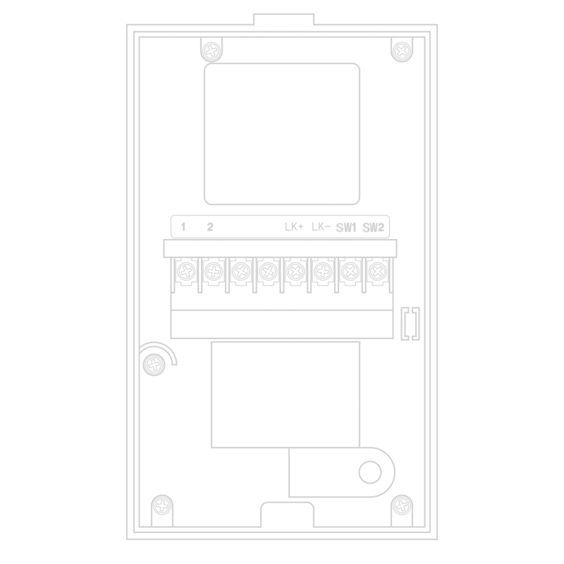 7 Inch Screen Monitor and Outdoor Station Waterproof Entry Leval 2 Way Audio Video Door Phone