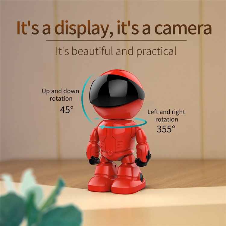 Wholesale Wifi IP Camera Robot Appearance Detection Security Monitor Surveillance Camera