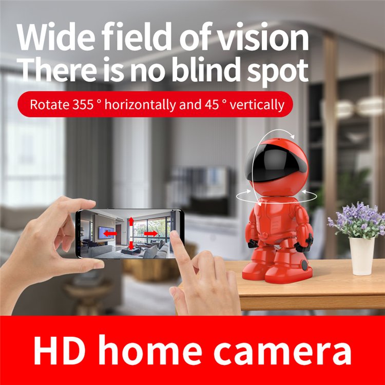Wholesale Wifi IP Camera Robot Appearance Detection Security Monitor Surveillance Camera
