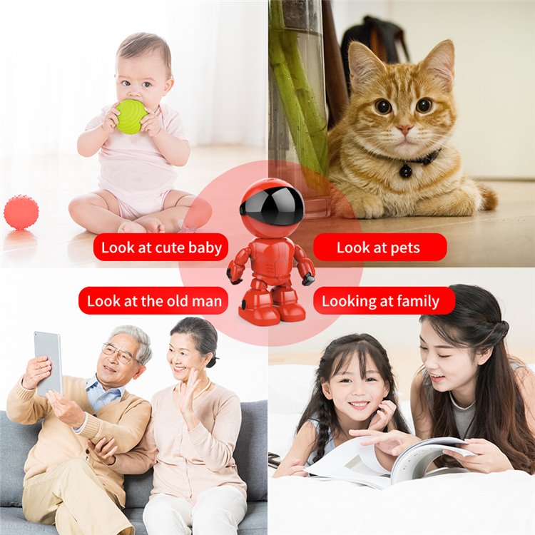 Wholesale Wifi IP Camera Robot Appearance Detection Security Monitor Surveillance Camera
