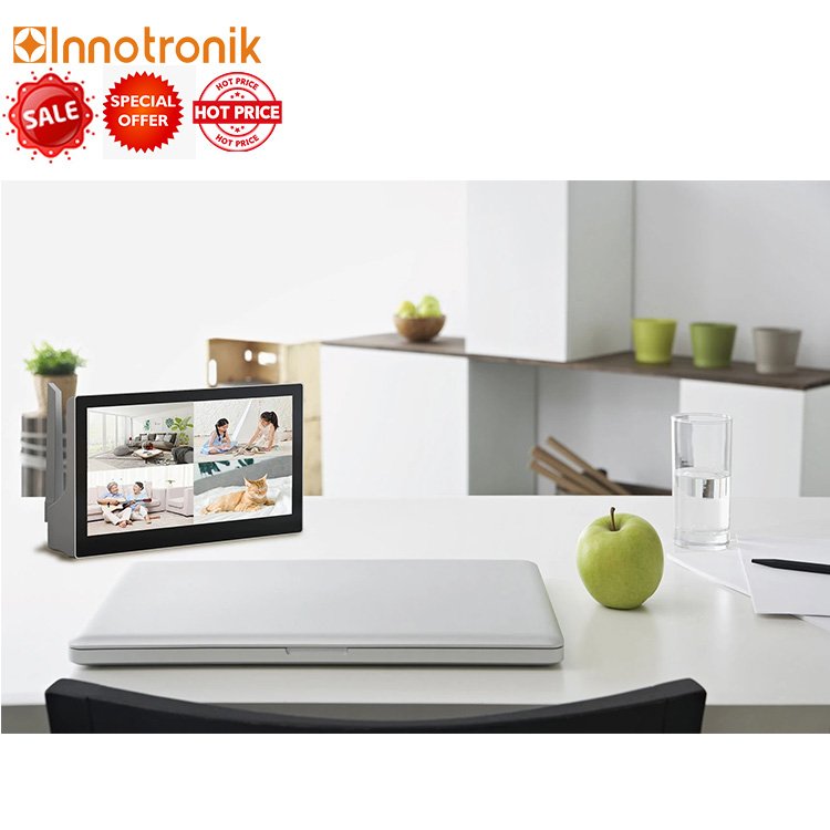 Innotronik 10.1Inch Touch Screen Monitor Wireless Battery NVR Security IP Camera Kit Face Recognition Wifi Surveillance System