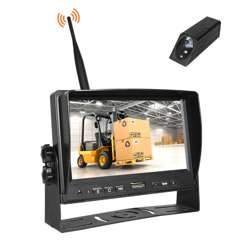 ZYX 2.4g hz Waterproof HD Forklift Camera 7" Digital Wireless Kit 7 Inch Monitor Wireless Security Camera System