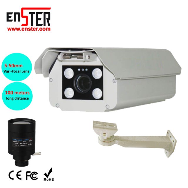 1080p Full Hd 5-50mm Vari-Focal Lens Bullet CCTV IR 100M IP Camera