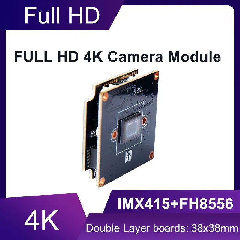8MP 4K IMX415 Camera PCB Board Module WDR 3DNR with NIGHT VISION IR-CUT Security System CCTV Camera Module