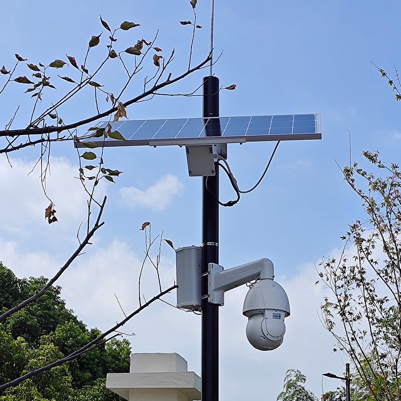 Smart Waterproof H20S60 Solar Power Kit Durable Lithium Battery Solar Surveillance System for Outdoor