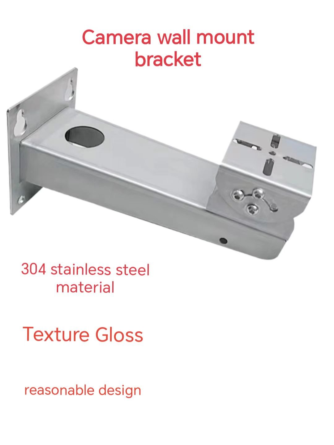 Indoor/Outdoor Wall Mount Bracket for explosion proof cctv camera BL-EX30LA, made of 304 stainless steel