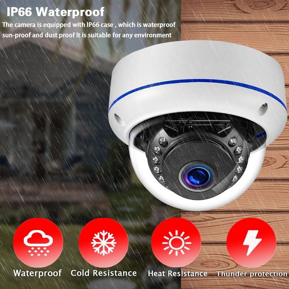 Cheap Indoor Outdoor Waterproof 4mp 8ch Wired CCTV Dome Surveillance Vandal-proof Network Ip Nvr Kit POE Security Camera System