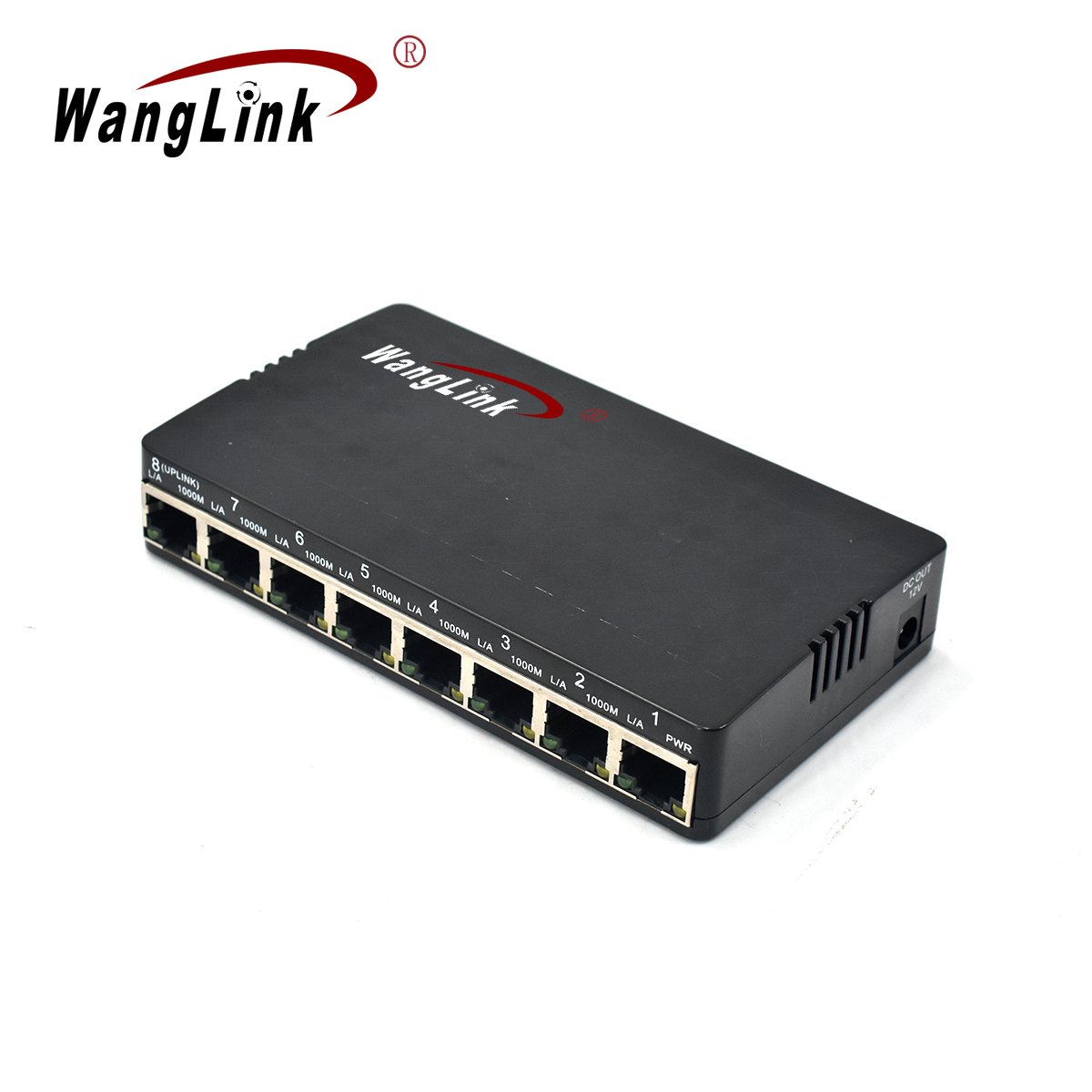 Wanglink 8 port giabit PSE PD passive reverse poe switch