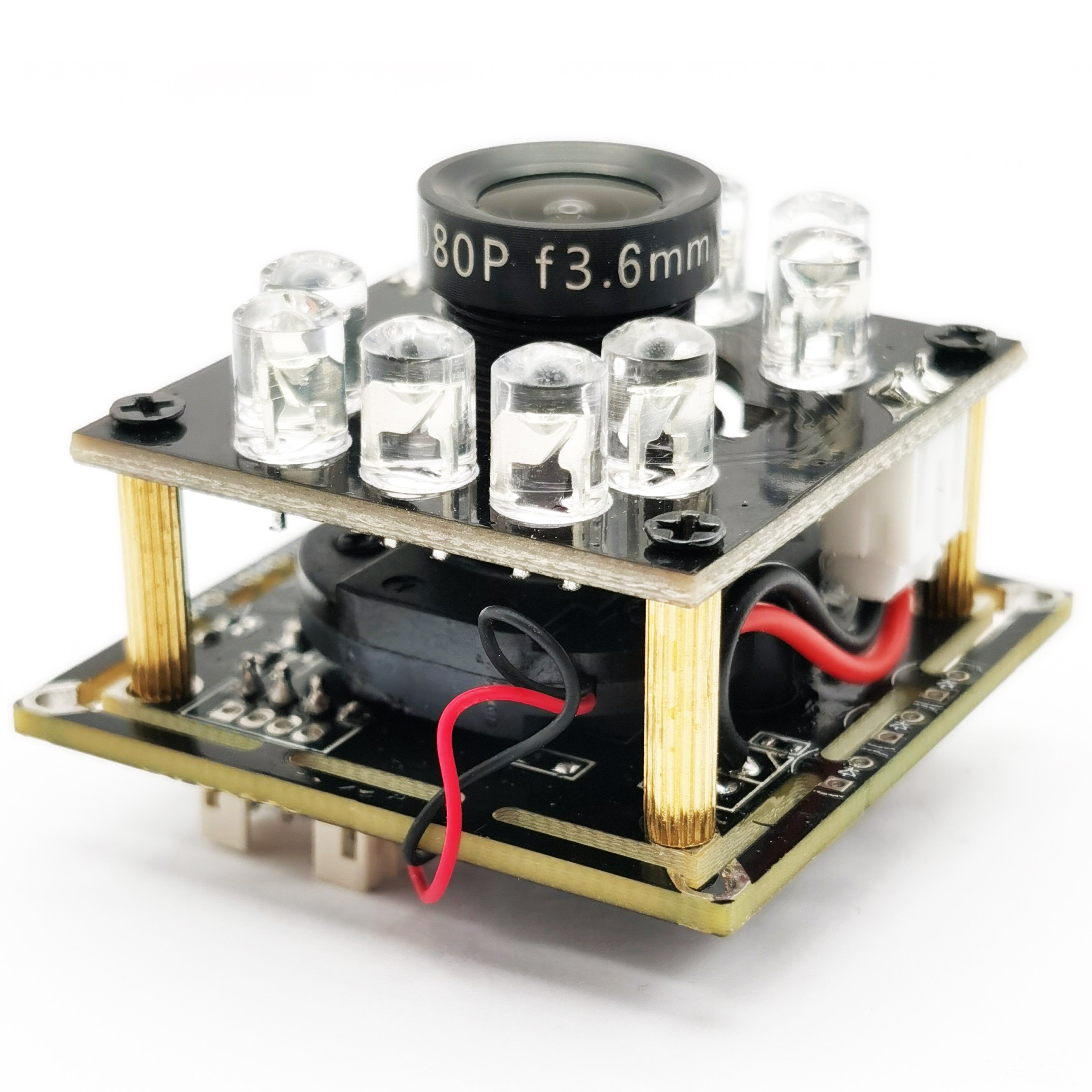 Full HD 1080P USB Night Vision Camera Module with Auto IR Cut 90 Degree FOV No Distortion for Video Surveillance System