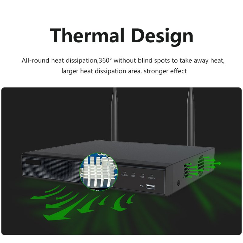 OEM CCTV 4CH 5MP NETWORK VIDEO RECORDER KIT SURVEILLANCE CAMERA SYSTEM WIFI NVR KIT CCTV SECURITY CAMERA SYSTEM WIRELESS OUTDOOR