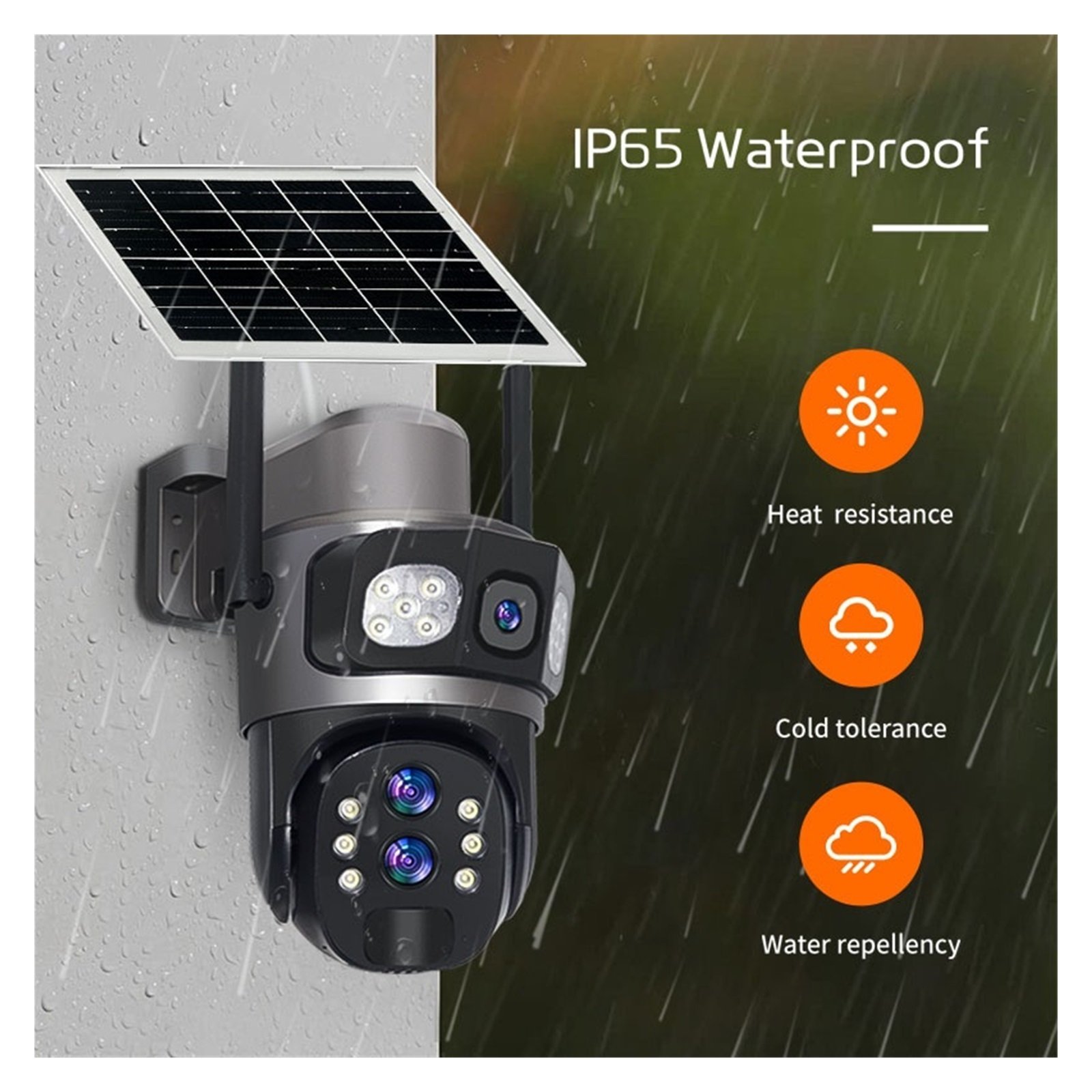 6K 12MP WIFI/4G Solar Camera 10x Optical Zoom Multi Lens Dual Screen Wireless Outdoor Security Cctv 4g Sim Card Solar Camera