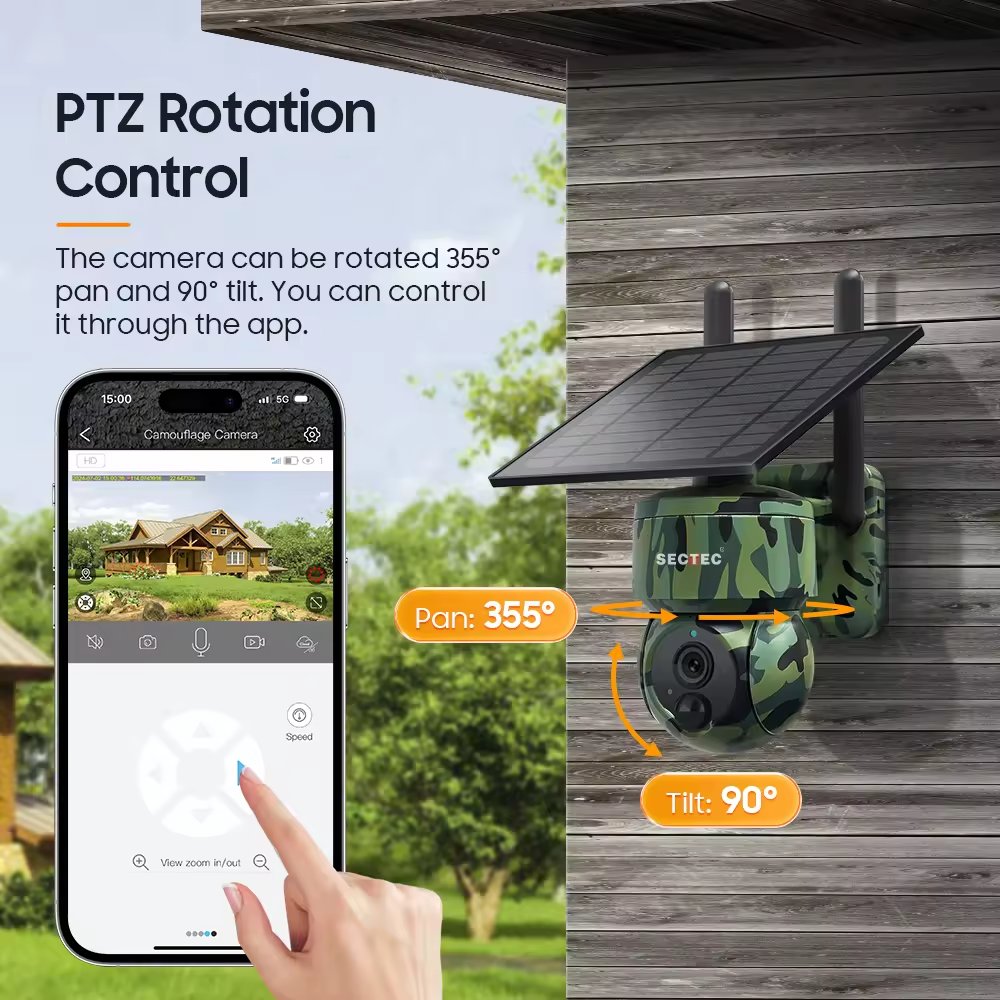 2024 Mini Camouflage GPS Positioning 4G Solar Camera Hide Outdoor IP66 Motion Detection Surveillance Camera CCTV Security System