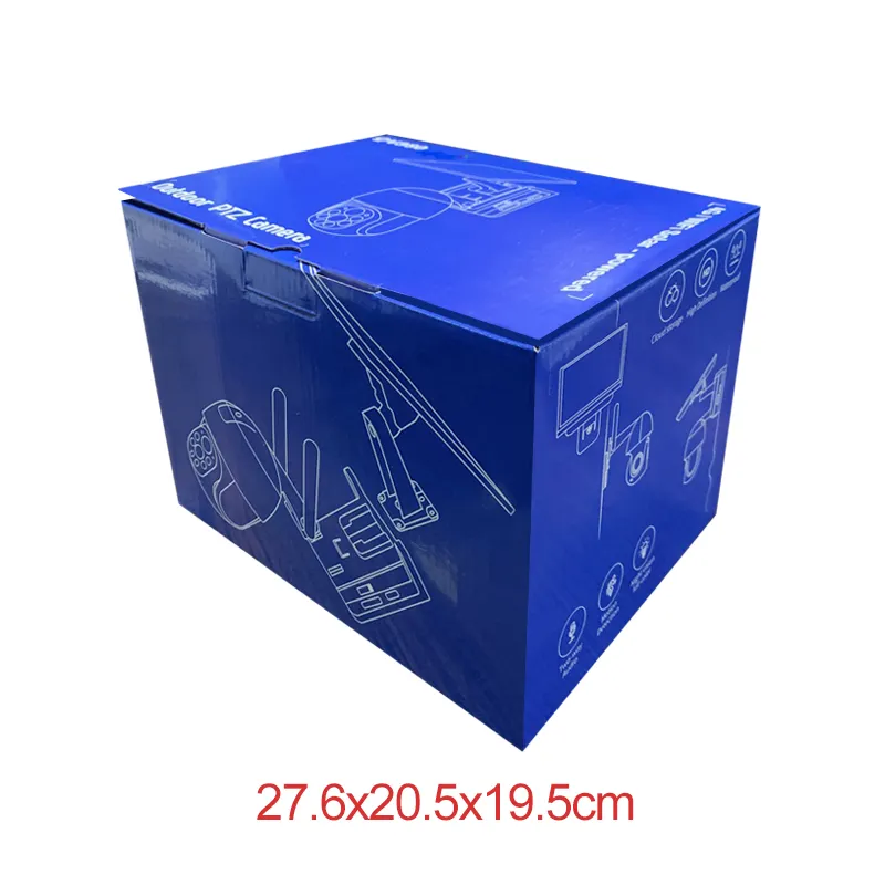 Outdoor CCTV Color Night Vision V380 Pro 3MP 7W Solar Panel 8000mah Battery 4G Outdoor 10x Zoom Dual Lens Network Camera Solar