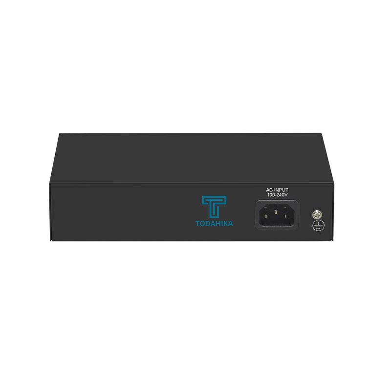 Todahika CE EAC 1 x Gigabit RJ45 and 4 x 10/100/1000Base-T Port Switch Unmanaged Ethernet POE Switch