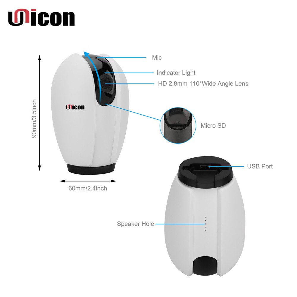 CloudEdge 1080P Baby Monitor 128G TF Card Wireless IR CCTV Camera Home Indoor Security Surveillance System WiFi IP Camera