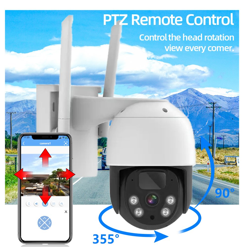 8CH 4MP Nvr Camera System 2way Audio Solar Panel Battery Charged Surveillance Home Security Outdoor Wifi Camera Nvr Kit