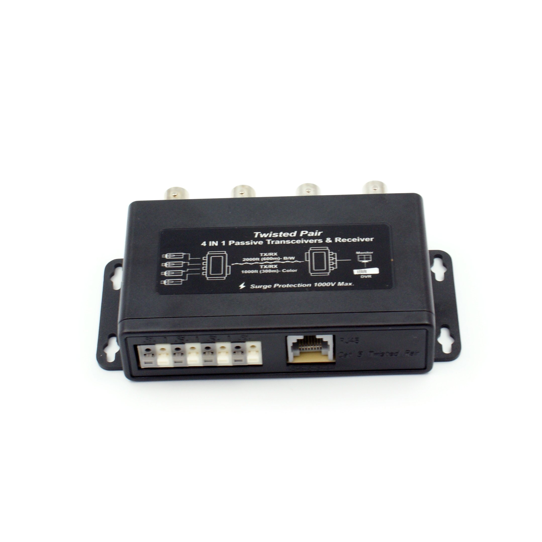 High quality 1080P 4 channel passive CCTV video balun with CE FCC ROHS 2 years warranty for CCTV accessories
