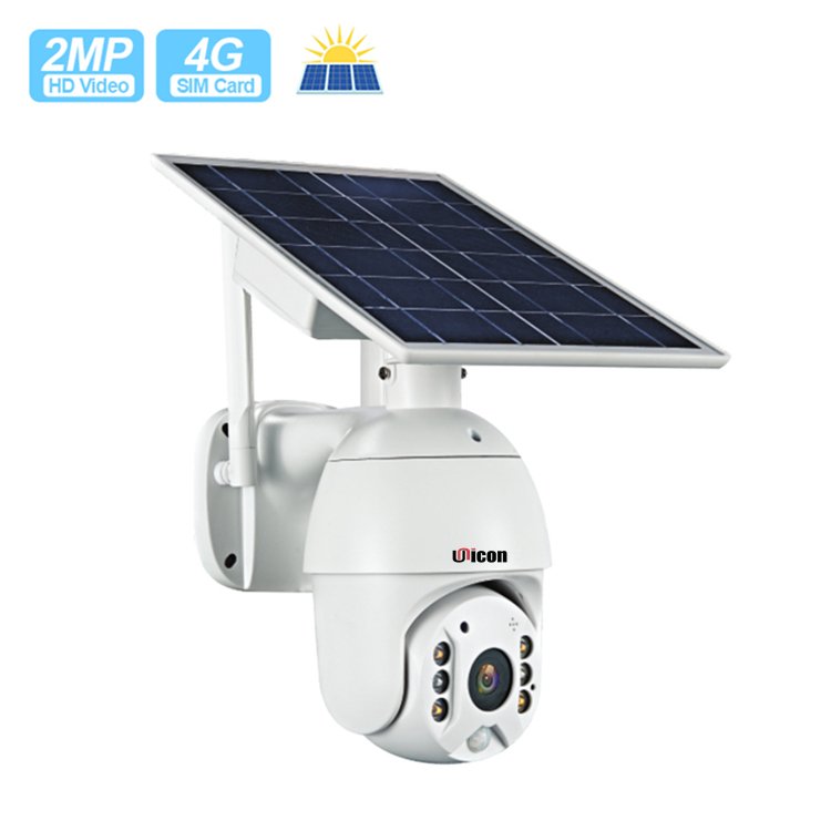 Intelligent Solar Energy WIFI 4G Alert PTZ IP66 Night Vision PIR Surveillance System PTZ Home Security Camera