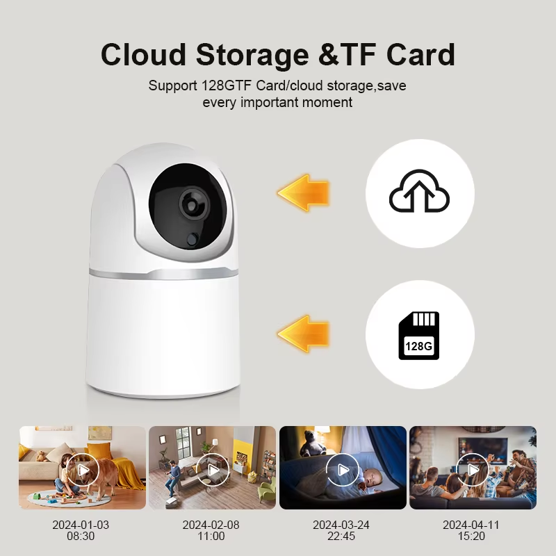 Indoor Tuya Wifi Mini Cameras 4MP Wireless Security Home CCTV Surveillance Camera 4MP Two way Audio WiFi PTZ Network IP Camera