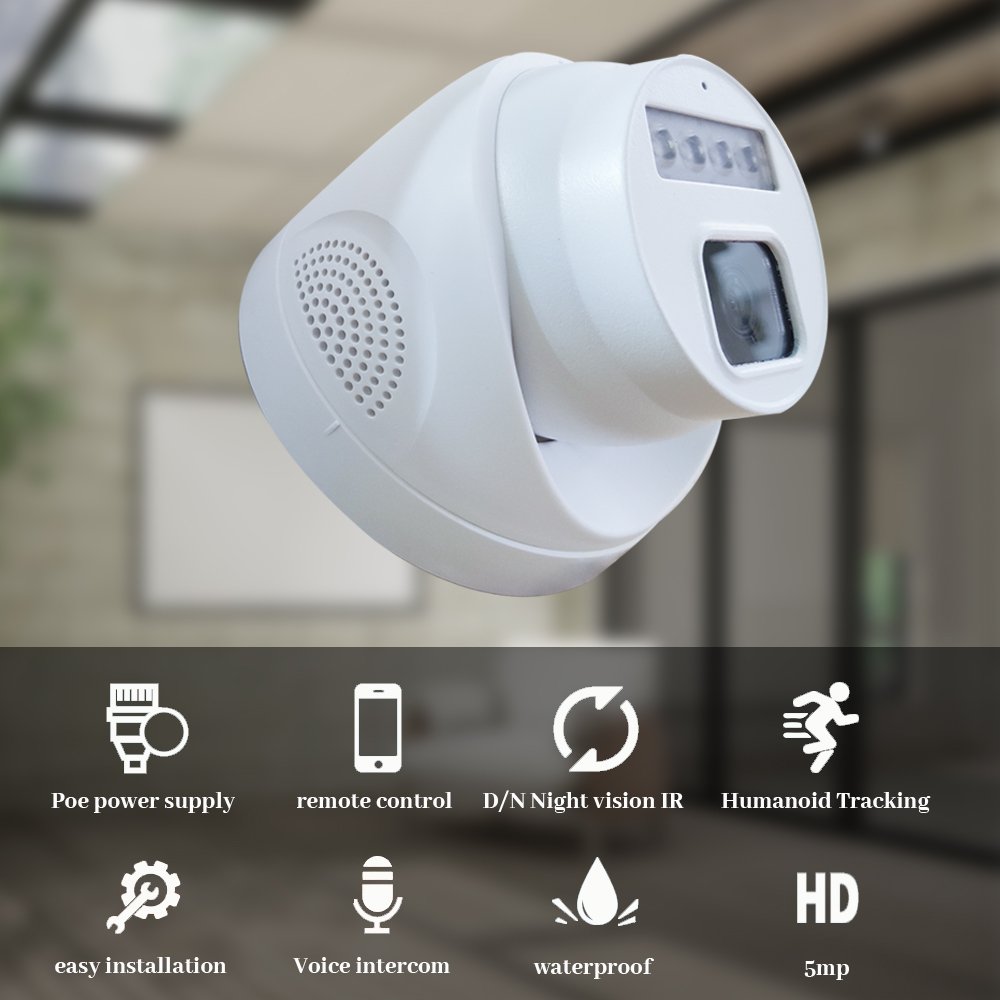 WESECUU 8CH POE AI Alarm NVR KIT IP POE AI Alarm system Home office Security Surveillance smart CCTV 4k camera xmeye ip Camera