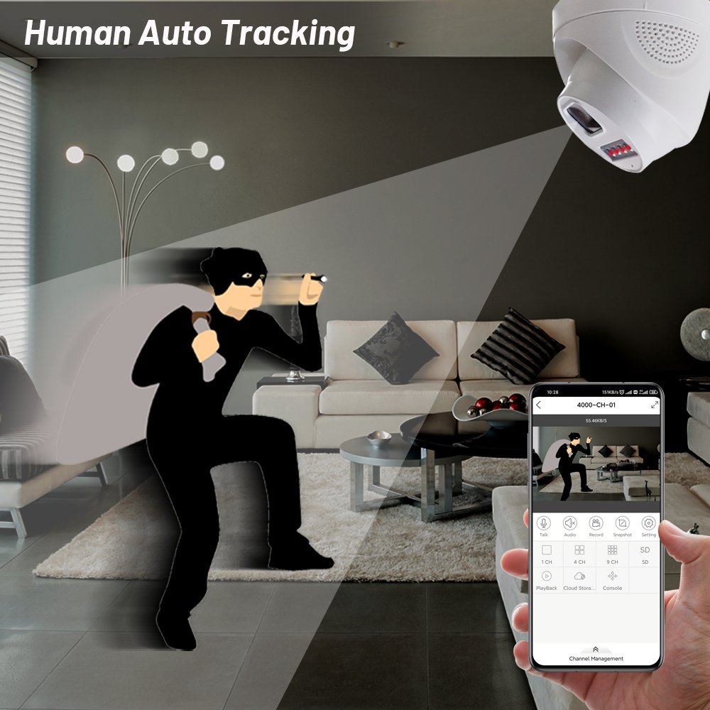WESECUU 8CH POE AI Alarm NVR KIT IP POE AI Alarm system Home office Security Surveillance smart CCTV 4k camera xmeye ip Camera