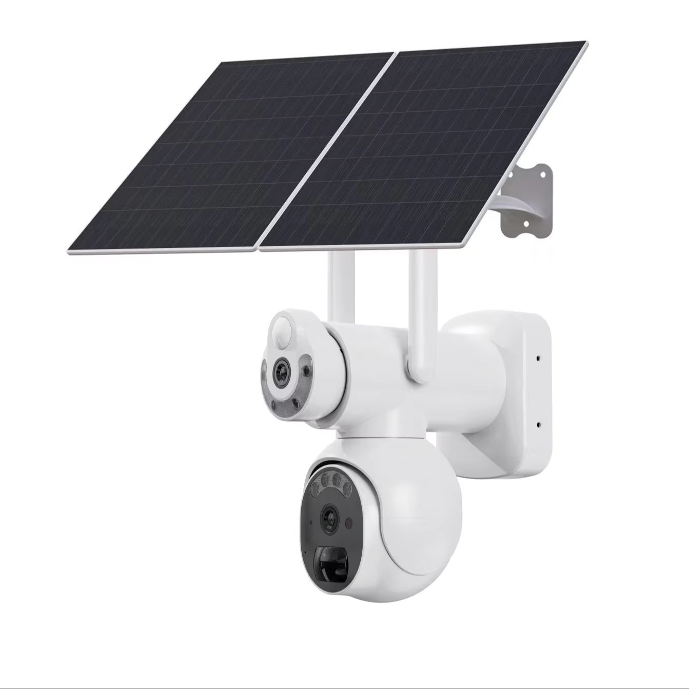2K 6MP Dual Lens 360 Wireless Security PTZ WIFI IP CCTV solar camera 4g sim card network camera security camera system