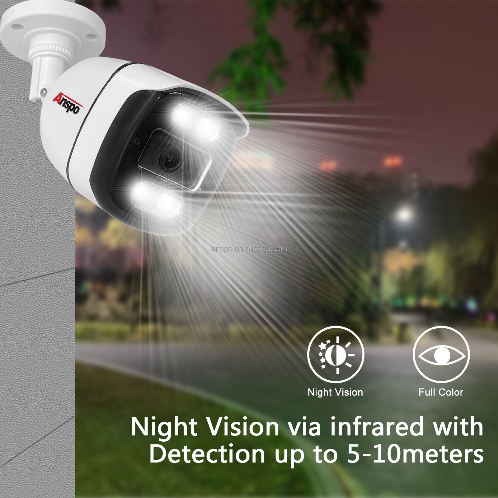 guangzhou factory low price AHD CCTV Camera System 8 Channels 5MP Analog Security KIT With DVR Outdoor Built-in Audio Plug