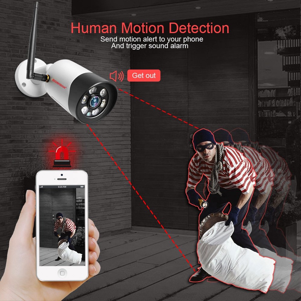 8MP 4K Full Color Night Vision WiFi IP Camera Outdoor HD 1080P 5MP Wireless CCTV Bullet Security Camera TF Card Slot 2-Way Audio