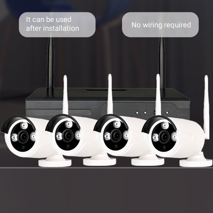 720P 1080P 5.0MP AHD KIT IR PC POE NVRCCTV KIT Camera Security 4 Network Camera Systems Surveillance System
