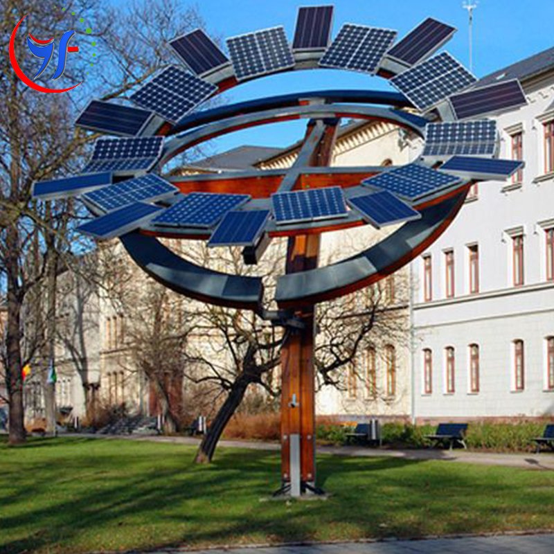 Solar Panels 2024 Flowers Smart Flower Cost Led Plaque Lights For Outside Lamps Outdoor Shaped Like Branch 1 With Light