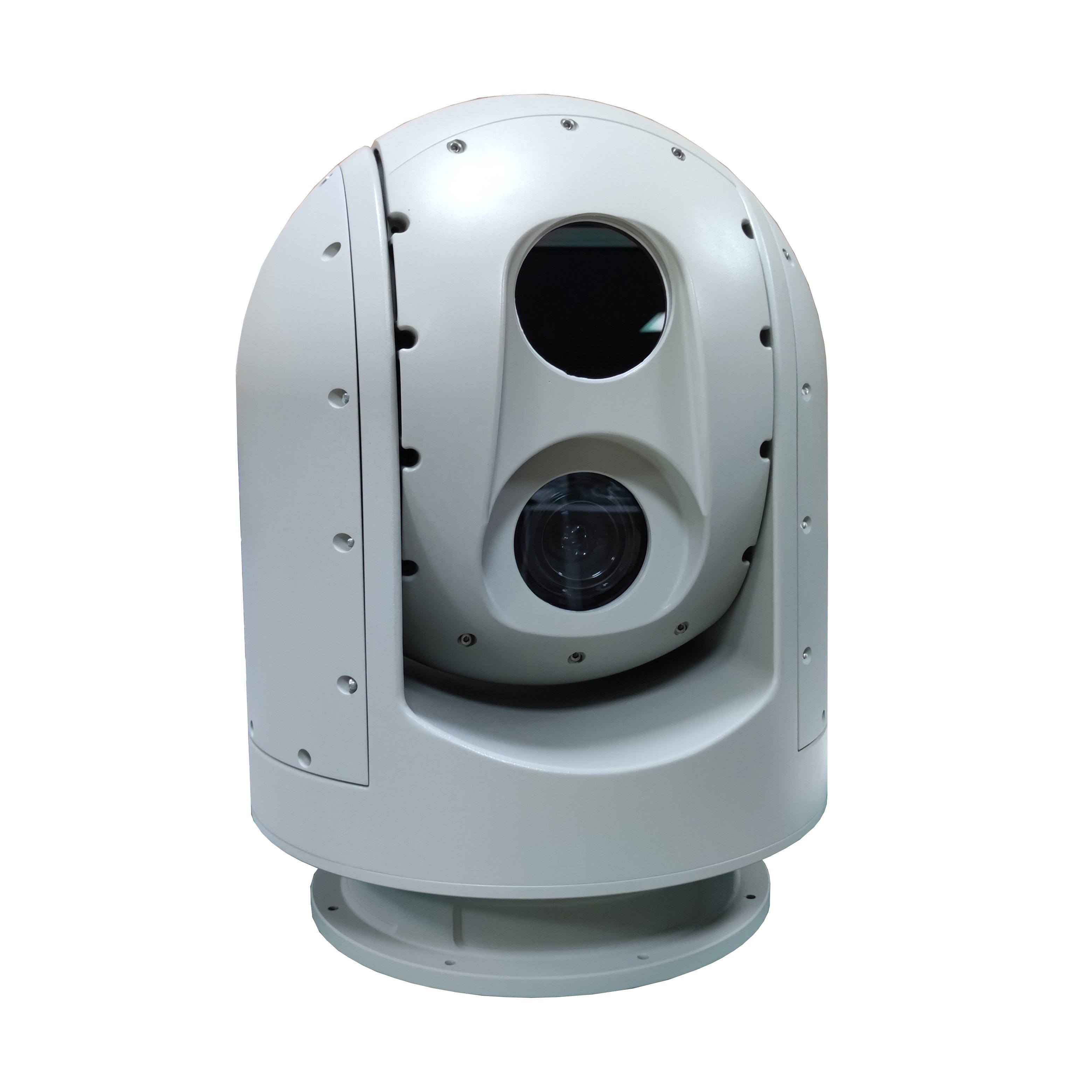 Car roof gyroscope dual sensor 640x480 thermal & visible image boat marine dome ptz camera for marine