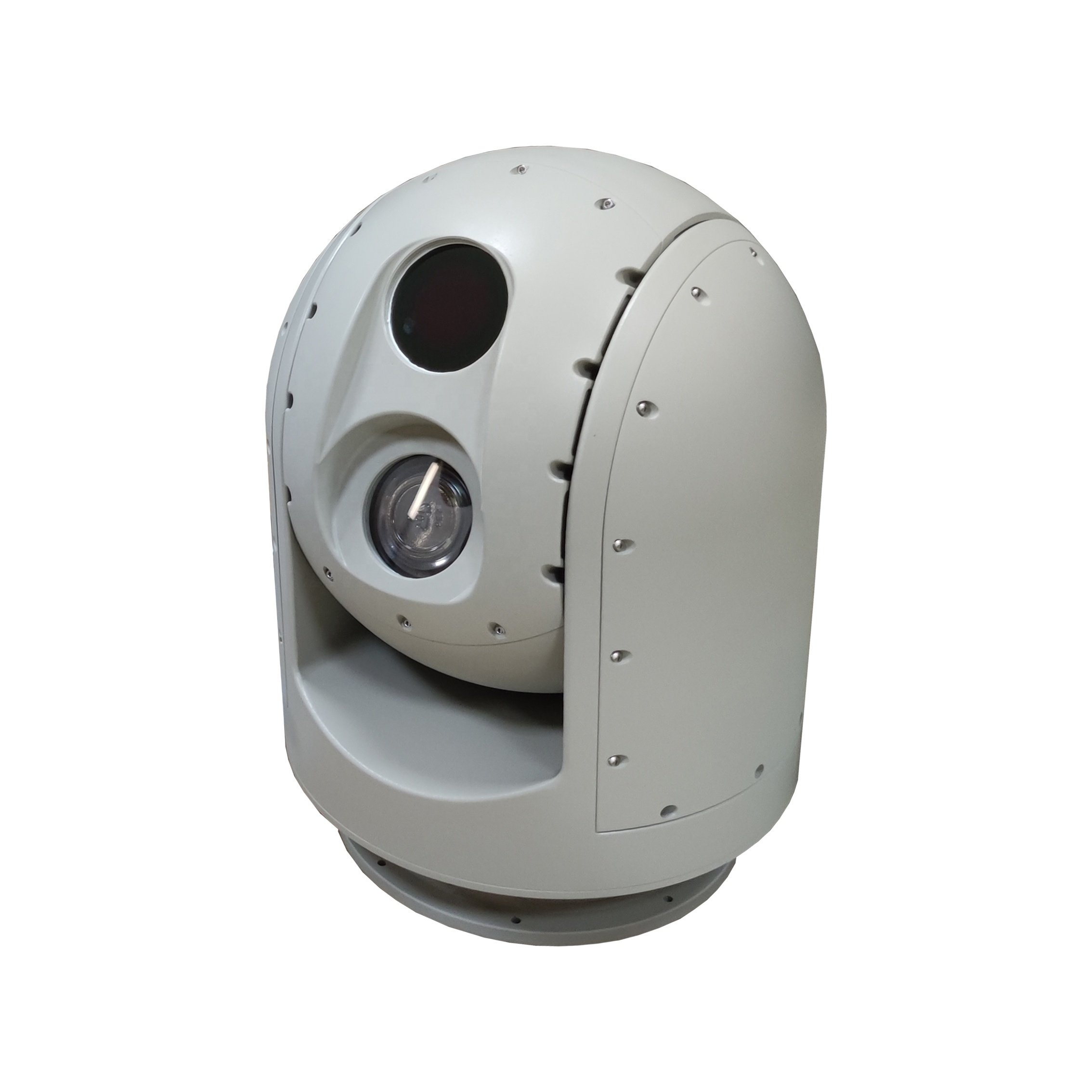 Car roof gyroscope dual sensor 640x480 thermal & visible image boat marine dome ptz camera for marine