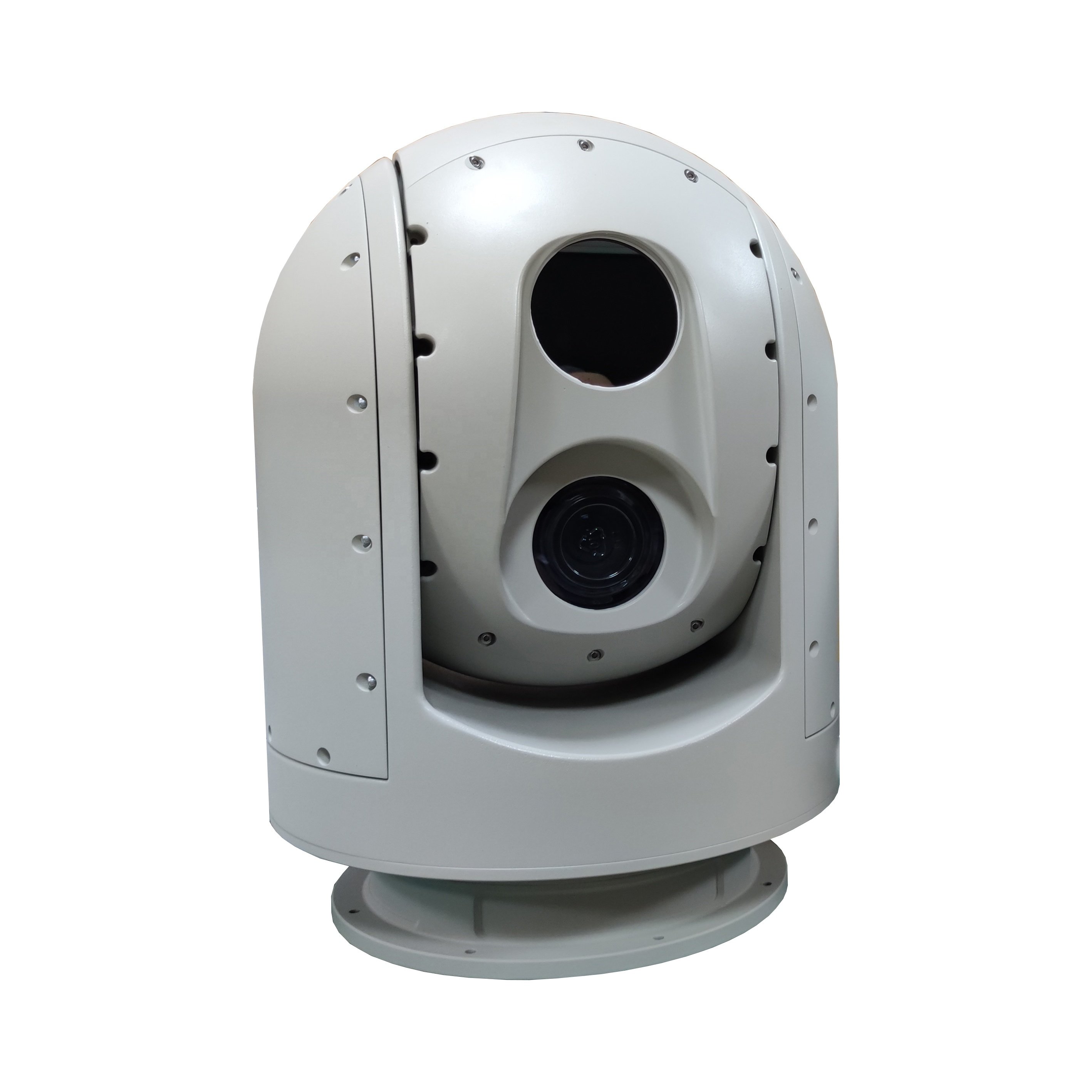 Car roof gyroscope dual sensor 640x480 thermal & visible image boat marine dome ptz camera for marine