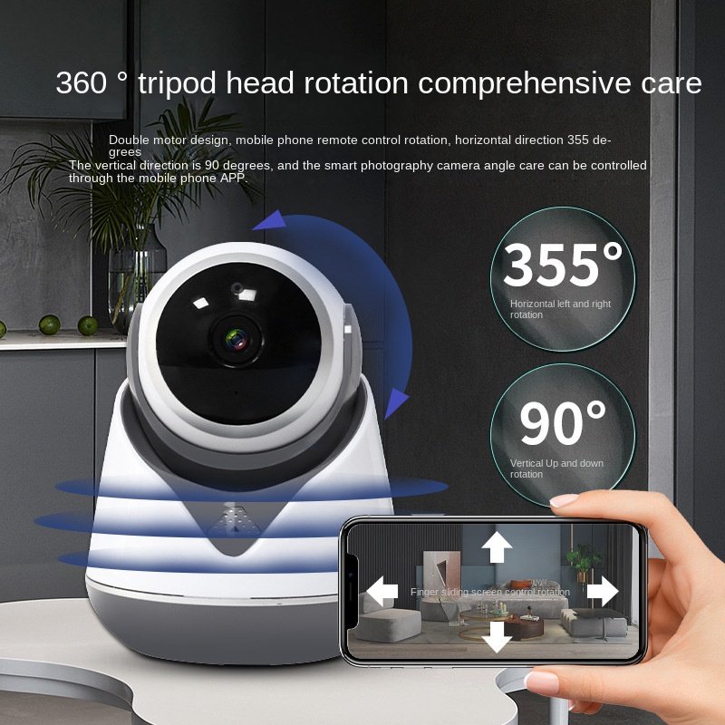 Smart Security home surveillance camera WIFI network home indoor wireless monitor 1080p Ultra HD