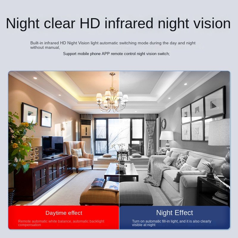 Smart Security home surveillance camera WIFI network home indoor wireless monitor 1080p Ultra HD
