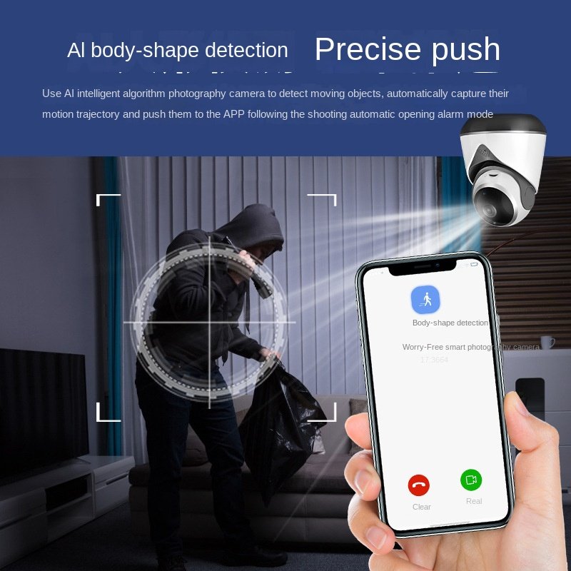 Smart Security home surveillance camera WIFI network home indoor wireless monitor 1080p Ultra HD