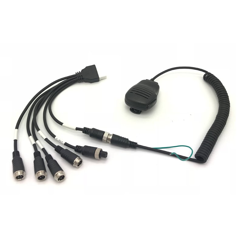 Dedicated Truck MDVR Video Surveillance with Half Duplex Intercom Public Head Tail Line Interface 1-Year Warranty