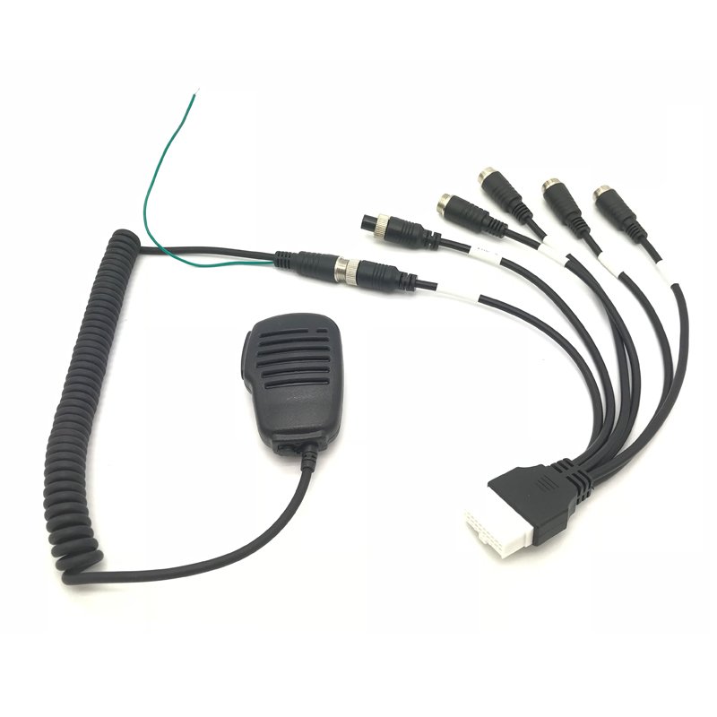 Dedicated Truck MDVR Video Surveillance with Half Duplex Intercom Public Head Tail Line Interface 1-Year Warranty