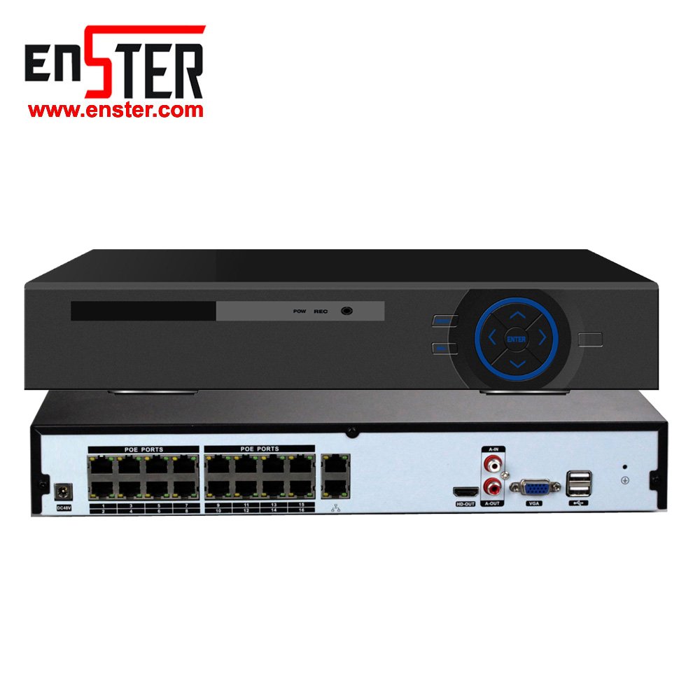 2024 New Hotselling 4K 8.0MP 16CH POE IP Camera Face Detection Cctv System