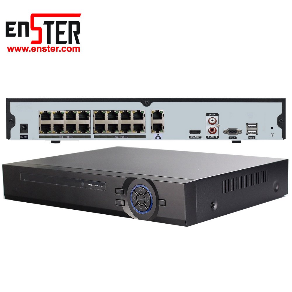 2024 New Hotselling 4K 8.0MP 16CH POE IP Camera Face Detection Cctv System