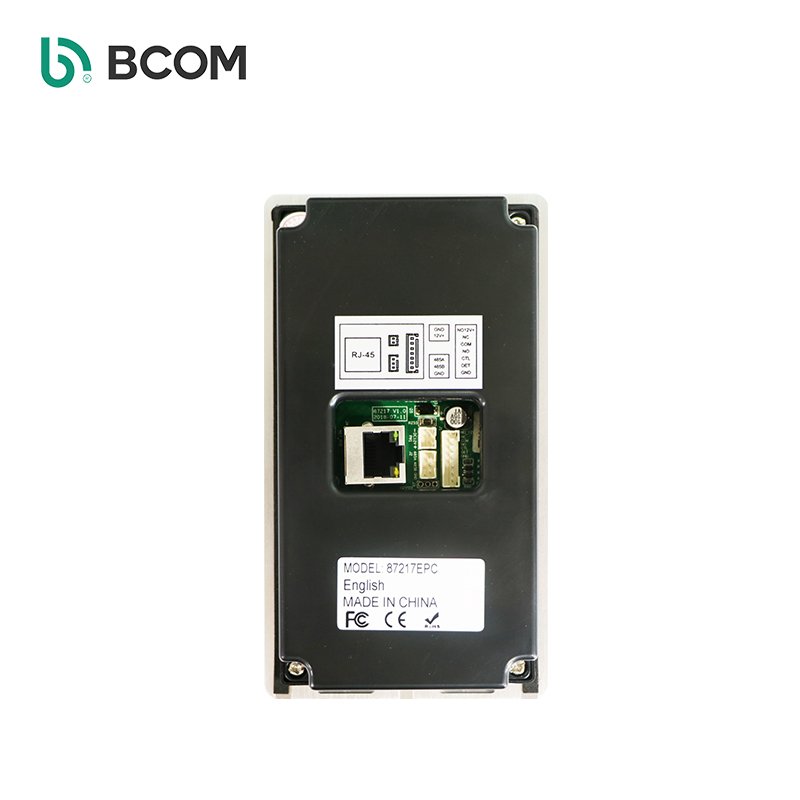 Smart Door Bell IR Video Camera Phone Door Visual Ring Intercom Modern Graphic Design White Hik Oem Vision Villa Door Bell Bcom