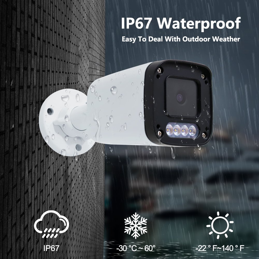 CCTV Camera Manufacturers Buit-in MIC IP67 Night Vision Office Home Security System Security Surveillance BULLET Camera