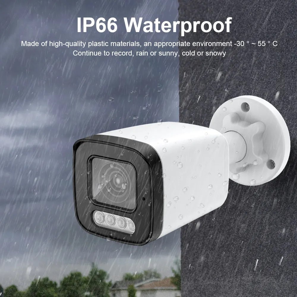 4K 8MP Ip Xmeye Poe Camera Security Cctv System Outdoor Home Face Detection Two Way Audio 8Mp Surveillance Camera