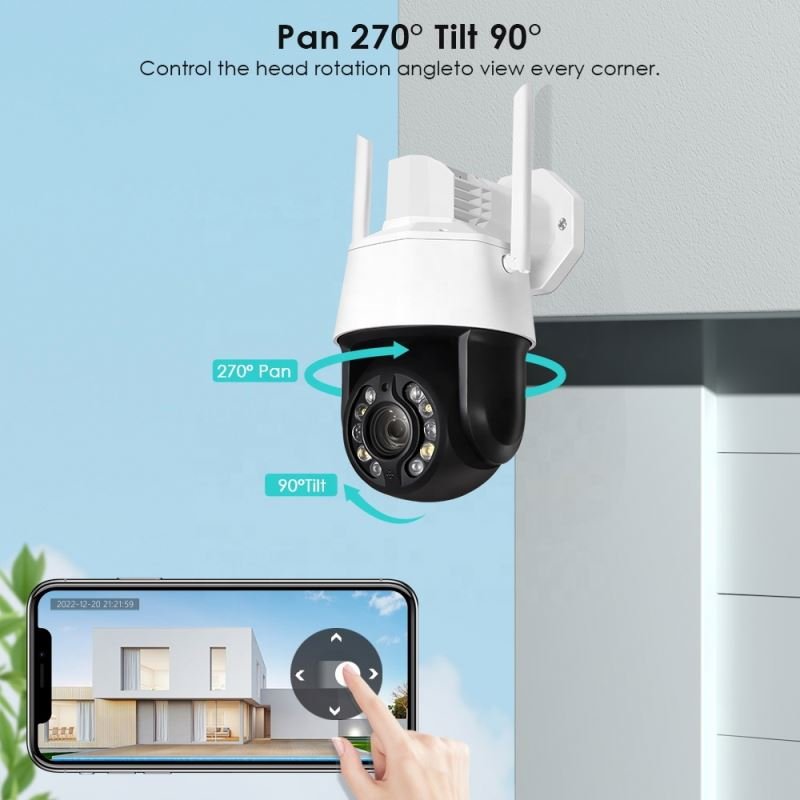 Wifi Camera 8X Zoom Pantilt Blind Spot With Ip Camra 100X 360 Security System Sports The Biggest Surveillance 60Fps 4X