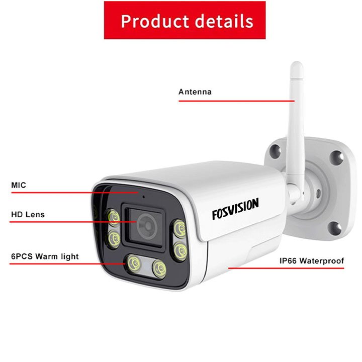 Wireless Home Cctv Surveillance Kit Indoor Outdoor Wifi IP 5mp Full Color Night Vision 8ch Nvr 8 Channel Camera Security System