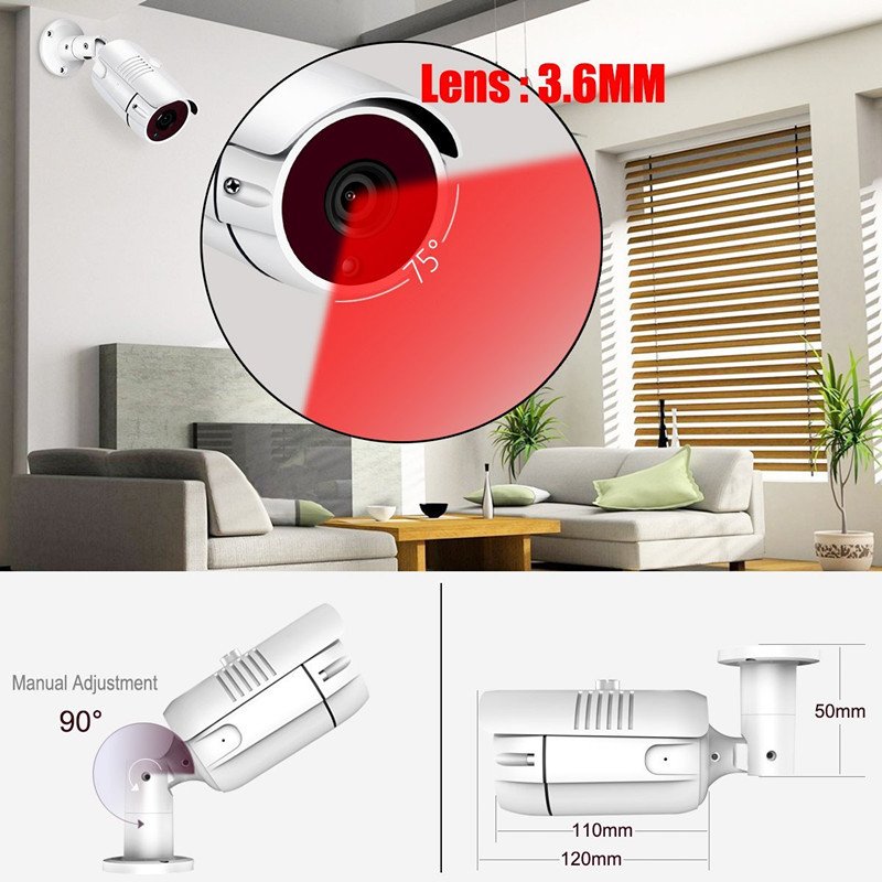 SUNIVISION Factory!!! 1080P PoE Security Camera Surveillance CCTV System with 4 HD Superior Night Vision Cameras