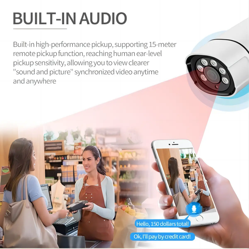 4K 4 channel 8mp Security NVR System Outdoor Home Poe Nvr Kit 4ch Cctv Ip Cameras Set 4 Port Surveillance Security Camera System
